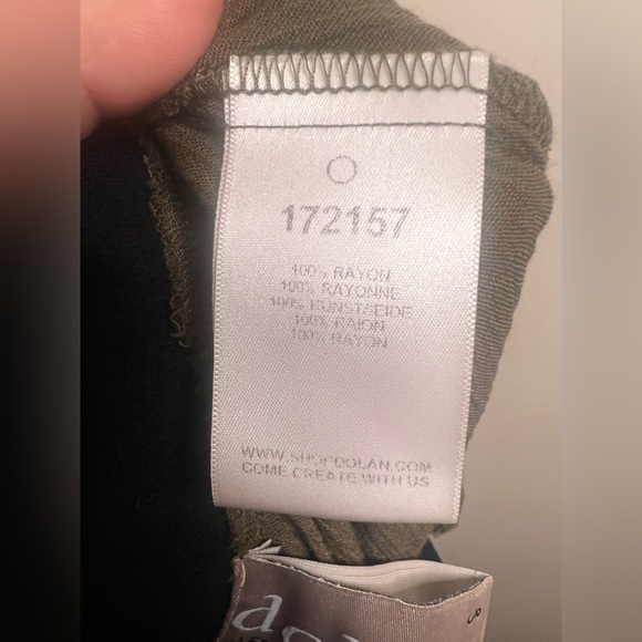 Anthropologie Dolan gauze pull on pants, green, size small. - Picture 6 of 8